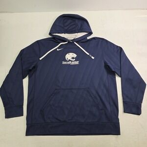 Nike South Alabama Jaguars Blue‎ Sweatshirt Hoodie Mens Sz L Blue Pullover VG+